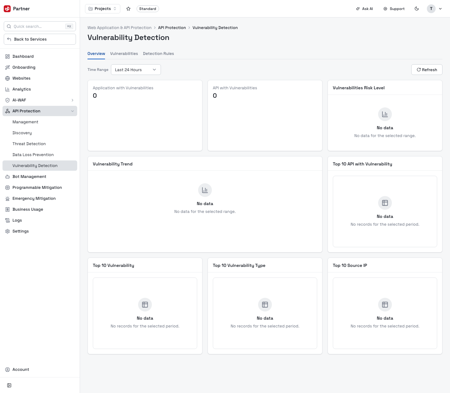 API Protection — Vulnerability Detection (Overview)