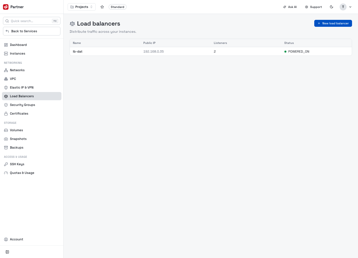 Load balancers