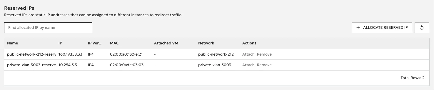 Figure needed: Managed Services dashboard showing Kubernetes, monitoring, and backup management options
