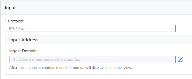 Input Protocol